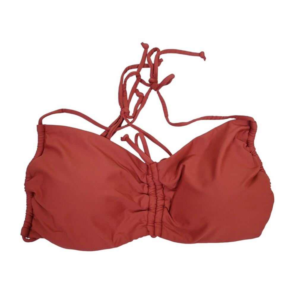 VYB Womens XL Cinched Two-Piece Bikini in Magic Hour Rust Brown NEW - Picture 3 of 10